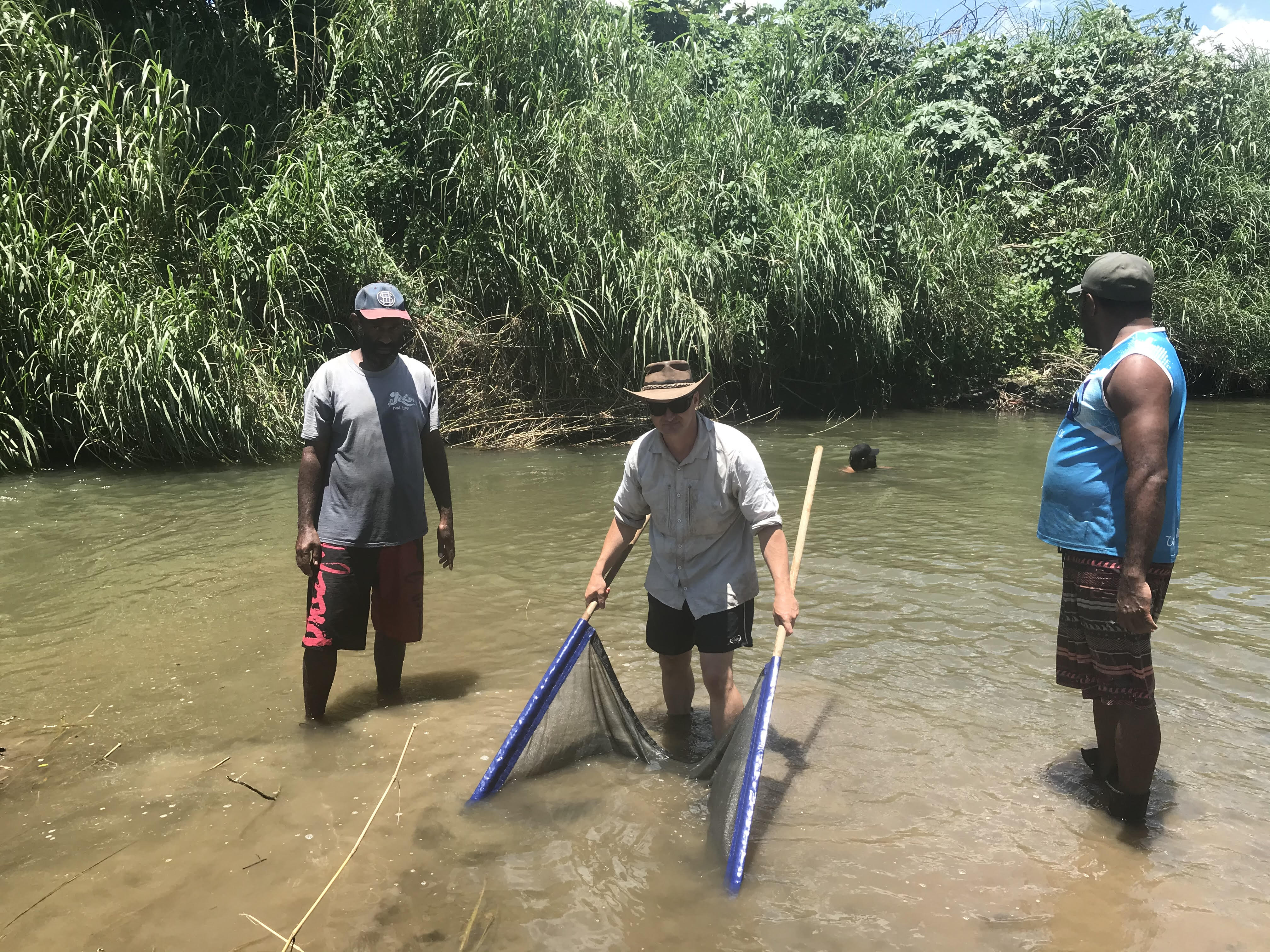 Nadi River aquatic habitat survey, Fiji